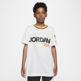 Tricouri Nike Jordan Baieti Albi | WNBI-62401